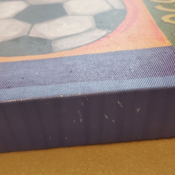 3 Sport Canvas Wall Art Soccer Basketball Baseball - Picture 5 of 6